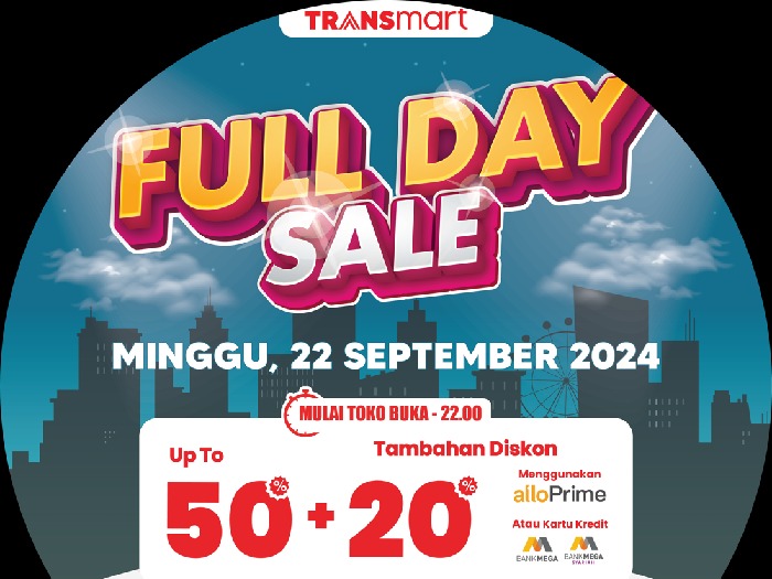 Jangan Lupa! Besok Full Day Sale Transmart Diskon Hingga 70%?